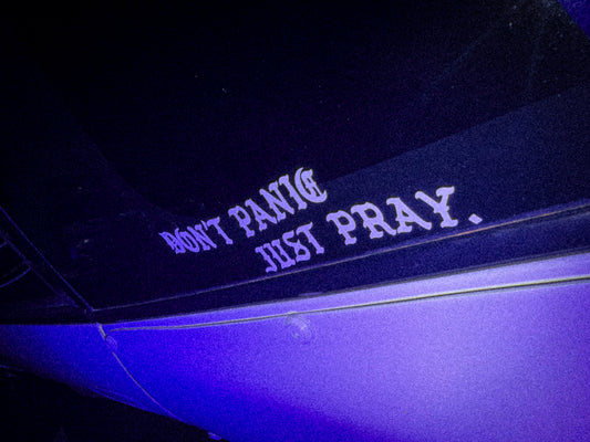 Don't Panic Just Pray Sticker